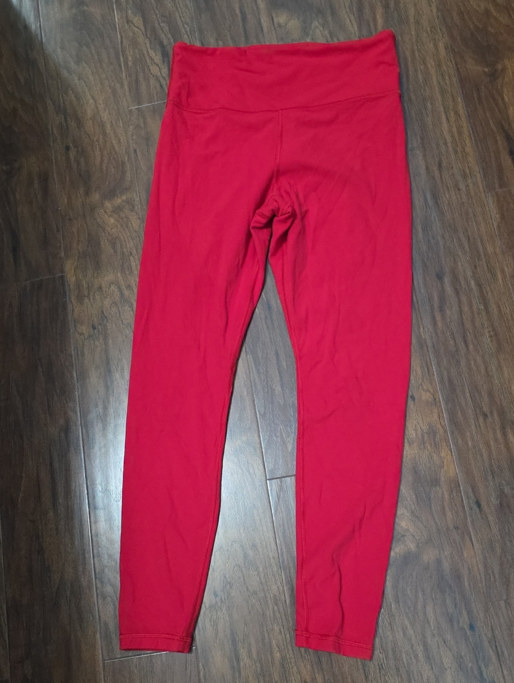 Athleta Red Ultra High Rise Elation Leggings Medium 502359